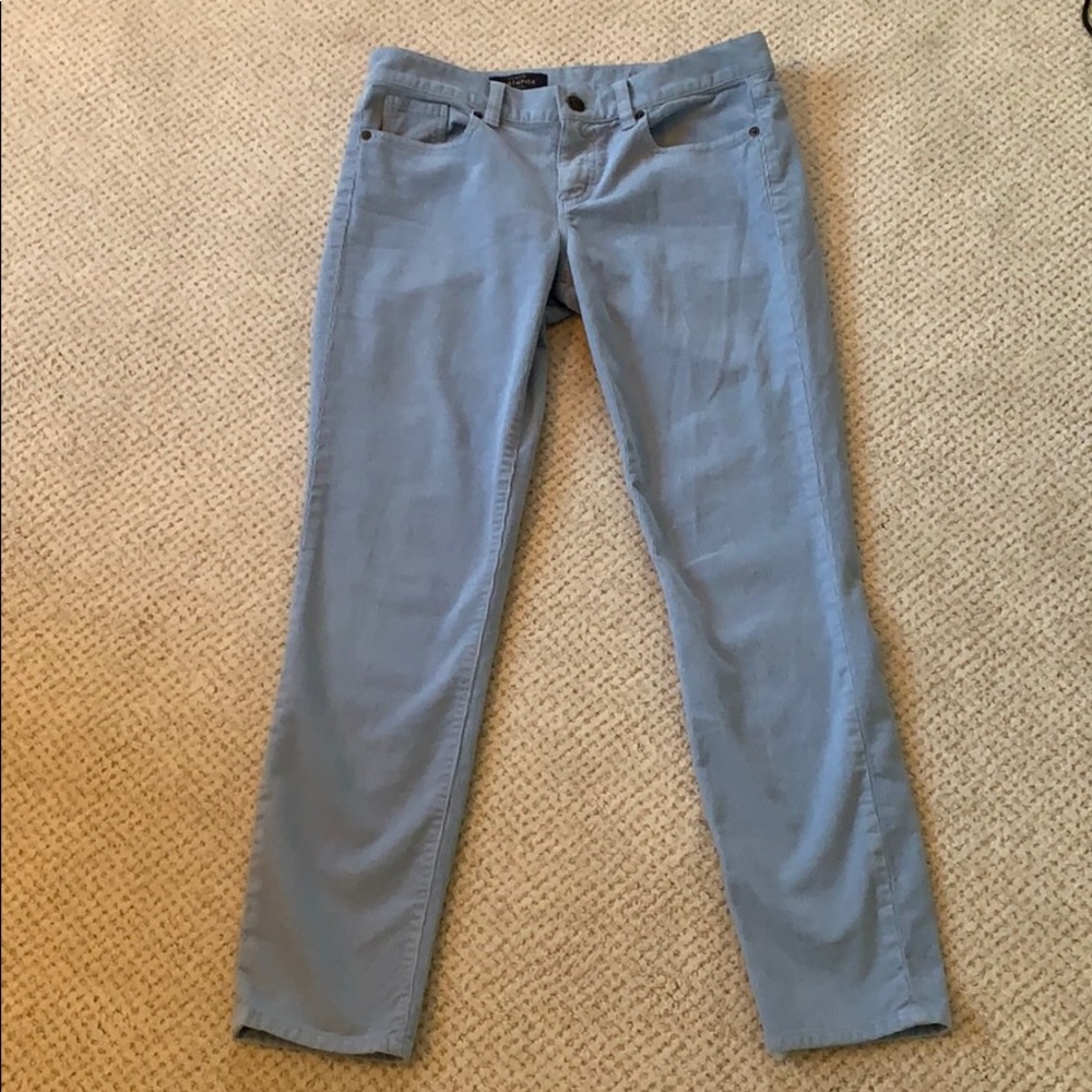 Powder blue J Crew Corduroy pants